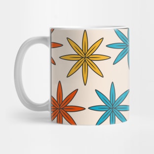 Flower Pattern Background Mug